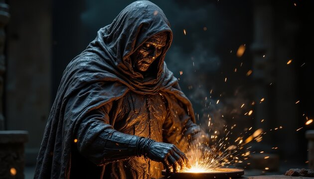 Dark figure crafts