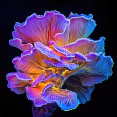 Vibrant Fluorescent Fungi