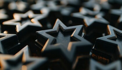 Fototapeta premium Close-up dark stars, abstract design