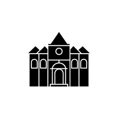 creative details Villa Icon Vector Illustration