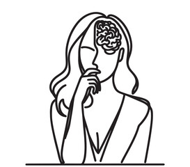 Sad girl sitting. Sad girl with lonely expression. silhouette woman psychology I'm not okay