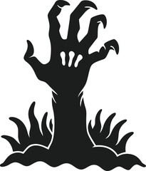 Obraz premium Scary Halloween Hand of a Zombie