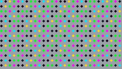Geometric pattern of multicolored rhombuses on a neutral background