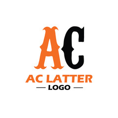 Ac latter logo design 