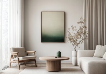 Fototapeta premium living room interior with sofa