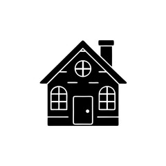creative details Tiny House Icon Vector Illustration
