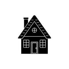 creative details Tiny House Icon Vector Illustration