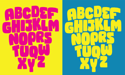 Vector hand drawn typeface in graffiti style.  © UMRAN