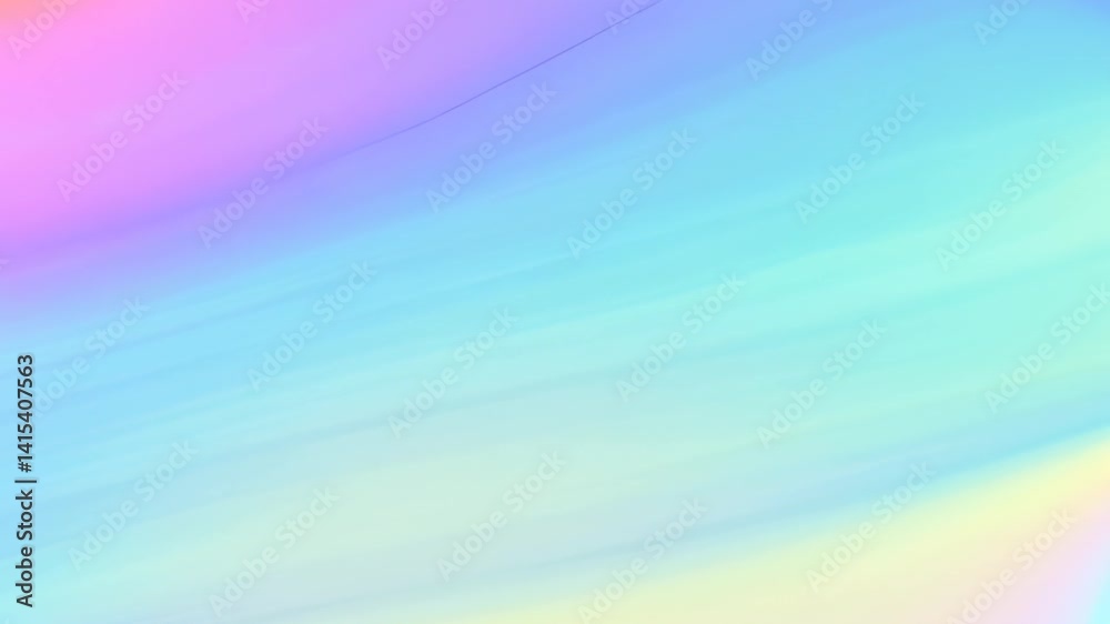 Poster soft pastel colors blend smoothly in an abstract gradient setting, creating a serene and calming env