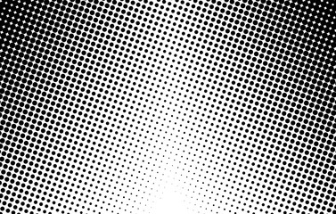 Abstract gray halftone pattern on white background with copy space, Geometrical abstract halftone square pattern
