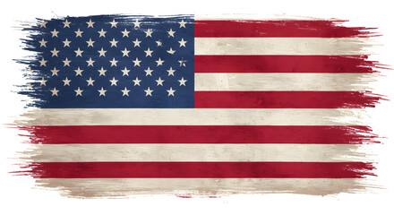 Fototapeta premium grunge usa flag