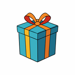 gift box isolated on white