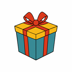 gift box isolated on white