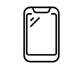 Group of smartphones with user interface icons
