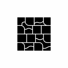 creative details Brick Wall Icon Vector Illustration
