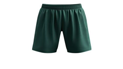 Dark teal athletic shorts