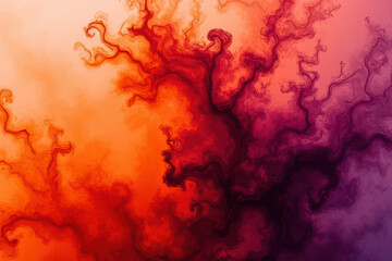 Obraz premium Mesmerizing Ink in Water: Swirling Colors Create Dreamlike Patterns