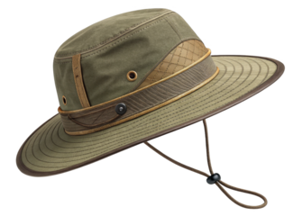 Fishing Hat isolated on a transparent background.