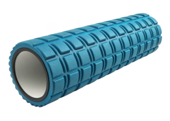 Foam Roller isolated on a transparent background.