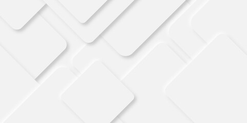 Abstract white rectangle shape geometric line background. Clean and simple pattern for business template. geometric minimal shapes background illustration. frame banner. Realistic paper surface