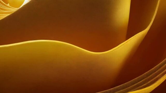 Abstract Close-Up of Golden Yellow Pasta Sheets, Layered and Textured Background ,Video 4K