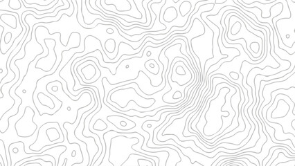 Abstract  paper cut world map design geometric background modern template . Topography banner texture white template curve concept style .  Topographic contour lines map seamless pattern.