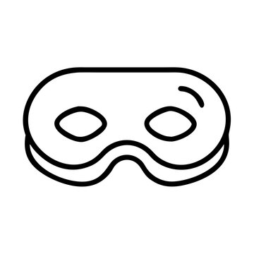 recommend clip art: Downloadable outline of eye mask for sleeping or costume party masquerade ball vector graphic