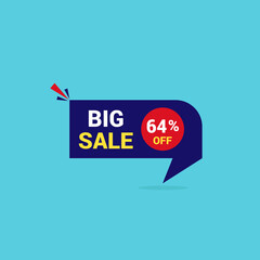 Big Sale Ninety Seven Percent 64% Off Banner
