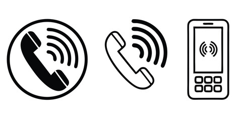 Vector icon of a wireless MP3 player symbol with communication and internet connectivity, featuring design elements of technology, sound, and connection
