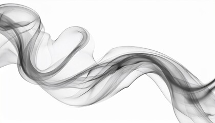 smoke on white background