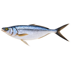 Fototapeta premium Shad Fish on Transparent Background