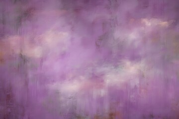 Naklejka premium Ethereal purple and lavender abstract background with soft, blurred textures resembling clouds or smoke