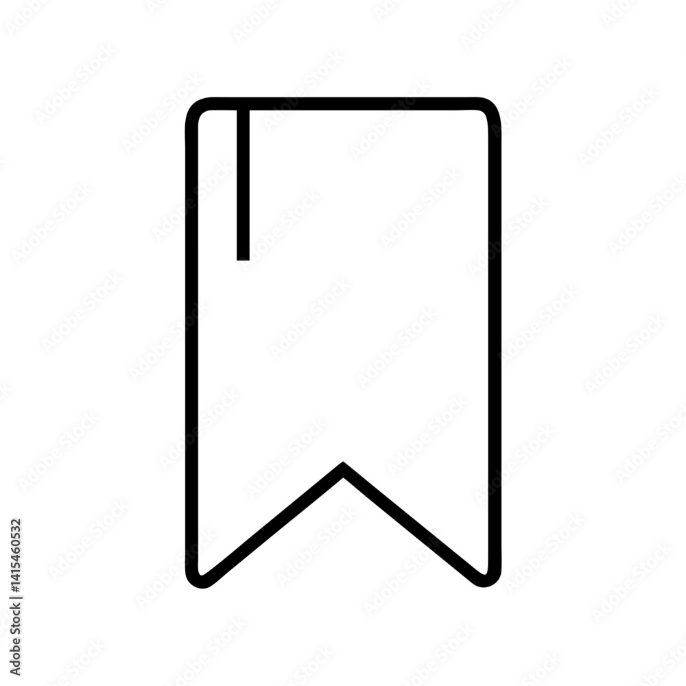 Poster save bookmark icon vector image for web design and mobile apps ui ux save icon outline graphic 90