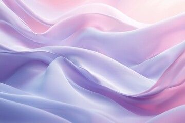 Fototapeta premium Soft Elegant Fabric Waves in Shades of Pink and Purple Background