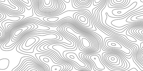 Complex topographic contour lines abstract geographic map. Intricate line patterns on background.

