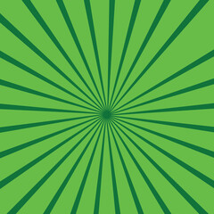 Green color space starburst background