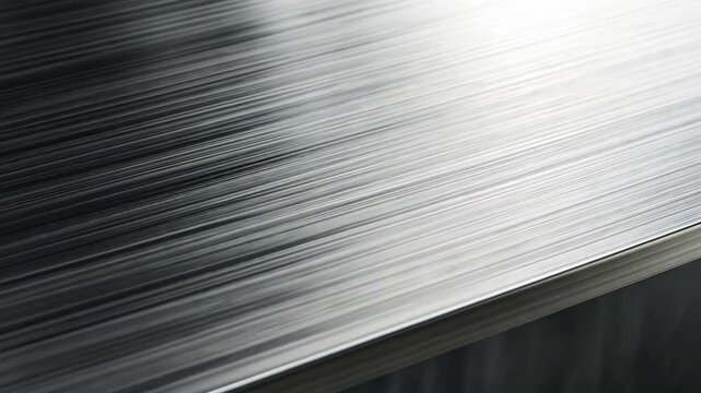Subtle Abstract Brushed Metal Texture Surface Reflective Light Pattern Video