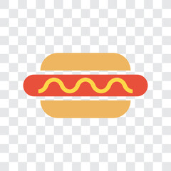 hotdog glyph icon 