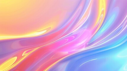 Obraz premium Abstract Swirling Gradient with Pastel Colors