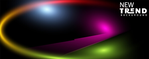 neon abstract background, Abstract blurred gradient fluid vector background design wallpaper template with dynamic color, waves, and blend. Futuristic modern backdrop design for business, presentation