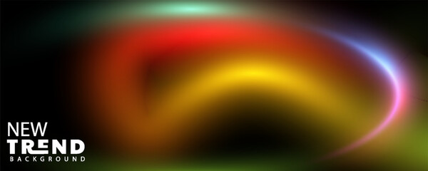 neon abstract background, Abstract blurred gradient fluid vector background design wallpaper template with dynamic color, waves, and blend. Futuristic modern backdrop design for business, presentation