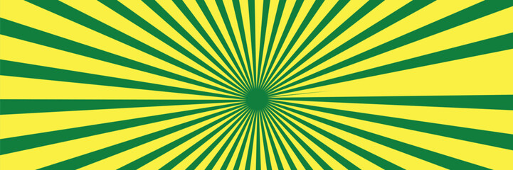 Green color space starburst background