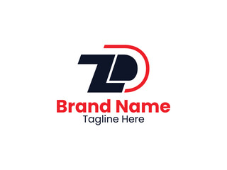 ZC letter logo design. ZC uppercase monogram logo Red and Black color. ZC logo, CZ logo, CZ letter, CZ letter design. 