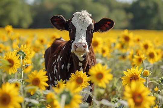 **Cow Peeking Through Sunflower Field With Soft Bokeh Organic Farm Marketing Dream --Ar 3:2 --S 995 --V 6.0 --Style Raw** - @Darya (Relaxed) -# Create, Explore, And Organize On [Midjourney.Com](<Https