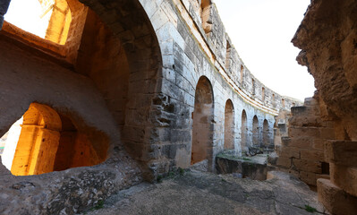 Anfiteatro romano, El Djem, Túnez