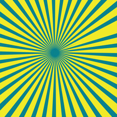 Green color space starburst background