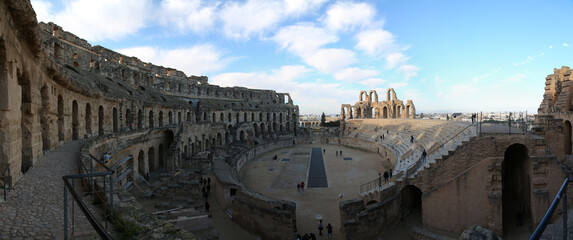 Anfiteatro romano, El Djem, T&uacute;nez