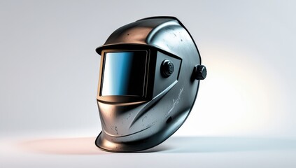 Industrial Welder's Mask Safety and Protection in Metalwork