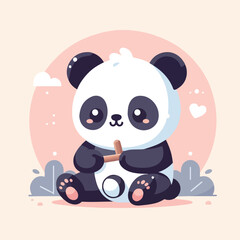 cute pan vector image