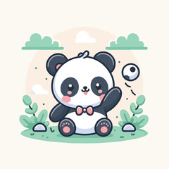 cute pan vector image